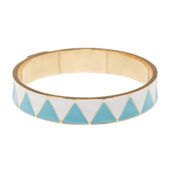 NWOT Trina Turk Zig Zag Enamel Bracelet - Picture 2 of 11